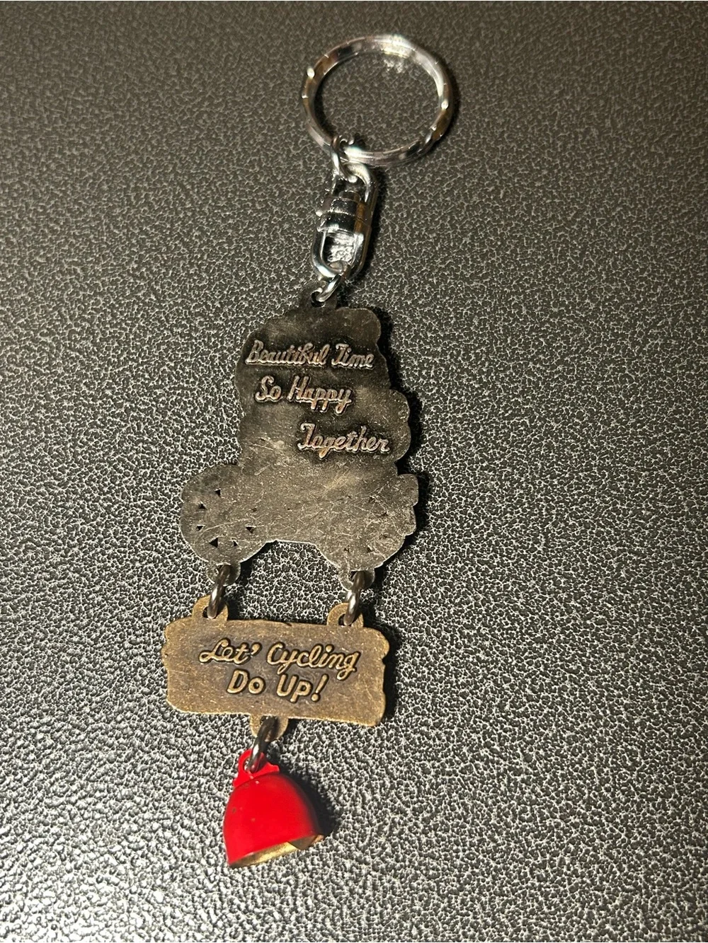 Tsuwano Japan Viva Young Girl on Bicycle Keychain, Travel, Japan, Souvenirs